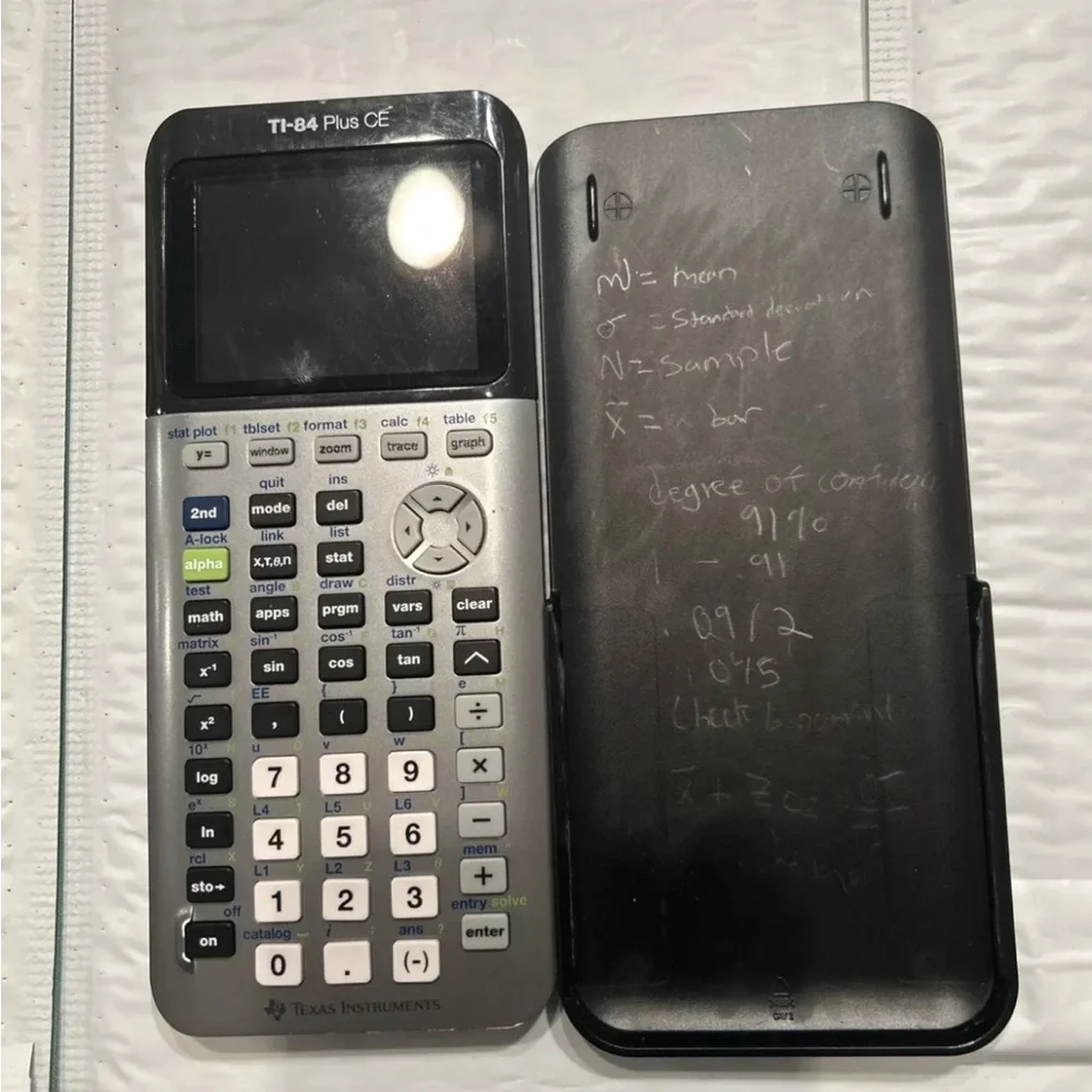 Texas Instruments TI 84 Plus CE Ti Nspire CX II CAS Graphing Calculator Battery